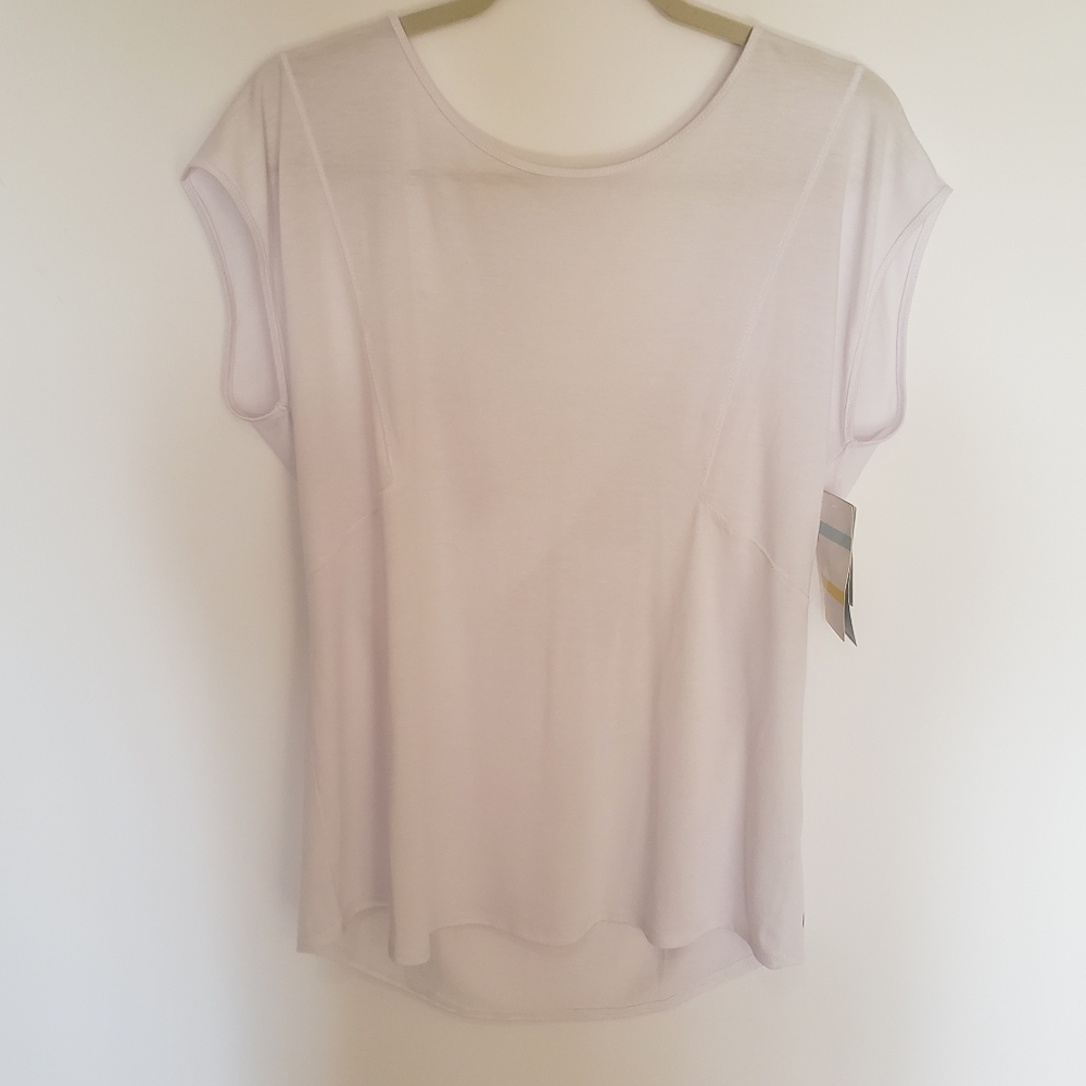 Zella womans top white size Large
